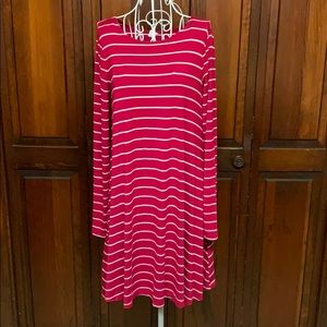 Old Navy striped long sleeve tunic dress. small